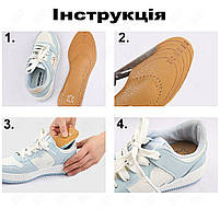 Устілки обрізні шкіряні для корекції плоскостопості з супінатором розмір 35-46 коричневі у взуття, фото 7