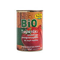 Томати органічні цілі у власному соку Bio Farma Dimfil 500 г