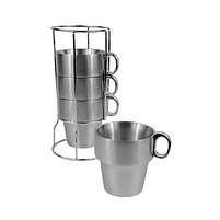 Набір чашок 4 предмети 4379 KAMILLE, фото 2