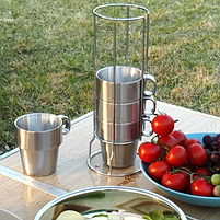 Набір чашок 4 предмети 4379 KAMILLE, фото 3