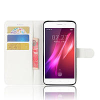 Чохол-книжка Litchie Wallet для HomTom HT27 / HT27 Pro Білий