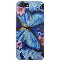 Чохол з малюнком Printed Silicone для Honor V10 Метелик