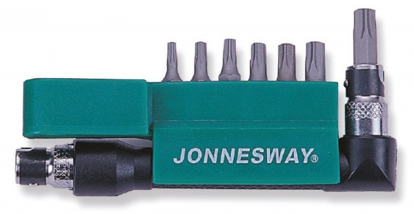 Набір біт JONNESWAY S08H2ST8S TORX з центрированным штифтом 1/4" 8пр.