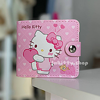 Милий дитячий гаманець hello kitty рожевий на подарунок