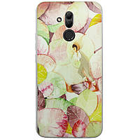 Чохол з малюнком Printed Silicone для Huawei Mate 20 Lite Листя
