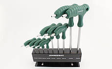 Набір Г - подібних ключів JONNESWAY H10MT09S TORX двосторонніх 9 пр.