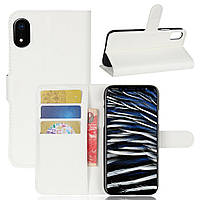 Чохол-книжка Litchie Wallet для Apple iPhone XR Білий