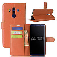 Чохол-книжка Litchie Wallet для Huawei Mate 10 Pro Коричневий