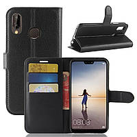 Чохол-книжка Litchie Wallet для Huawei P20 Lite Чорний