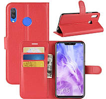 Чохол-книжка Litchie Wallet для Huawei P Smart Plus Червоний