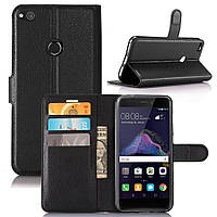 Чохол-книжка Litchie Wallet для Huawei P8 Lite 2017 Чорний