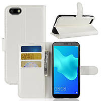 Чохол-книжка Litchie Wallet для Huawei Y5 2018 / Y5 Prime 2018 / Honor 7A Білий