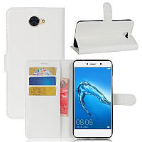 Чохол-книжка Litchie Wallet для Huawei Y7 Білий