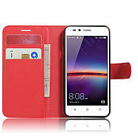 Чохол-книжка Litchie Wallet для Huawei Y3 II Червоний