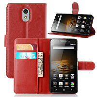 Чохол-книжка Litchie Wallet для Lenovo Vibe P1m Червоний