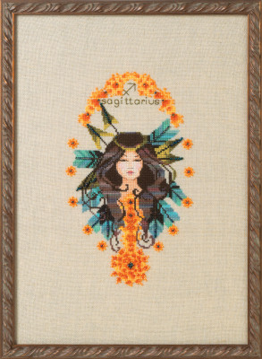 Схема Nora Corbett Sagittarius (стрілець) Zodiac Girls NC336, фото 1