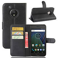 Чохол-книжка Litchie Wallet для Motorola Moto G5 XT1676 Чорний