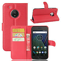 Чохол-книжка Litchie Wallet для Motorola Moto G5 XT1676 Червоний