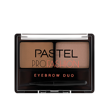 Набір для корекції брів тіні та віск Pastel Profession Eyebrow Duo, 02 MEDIUM
