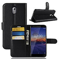 Чохол-книжка Litchie Wallet для Nokia 3.1 Чорний