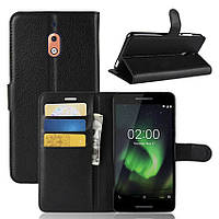Чохол-книжка Litchie Wallet для Nokia 2.1 Чорний