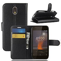Чохол-книжка Litchie Wallet для Nokia 1 Чорний