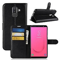 Чохол-книжка Litchie Wallet для Samsung J810 Galaxy J8 2018 Чорний