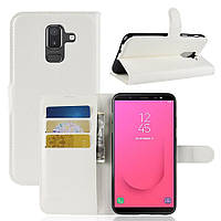 Чохол-книжка Litchie Wallet для Samsung J810 Galaxy J8 2018 Білий