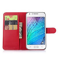 Чохол-книжка Litchie Wallet для Samsung J700 Galaxy J7 Червоний