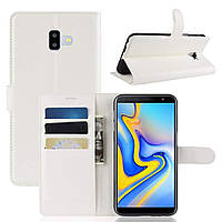 Чохол-книжка Litchie Wallet для Samsung J610 Galaxy J6 Plus Білий