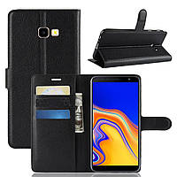 Чохол-книжка Litchie Wallet для Samsung J415 Galaxy J4 Plus Чорний