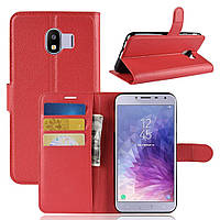 Чохол-книжка Litchie Wallet для Samsung J400 Galaxy J4 2018 Червоний