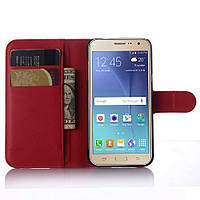 Чохол-книжка Litchie Wallet для Samsung J320 Galaxy J3 2016 Червоний