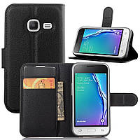 Чохол-книжка Litchie Wallet для Samsung J105 Galaxy J1 Mini Чорний