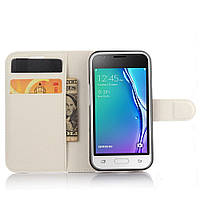 Чохол-книжка Litchie Wallet для Samsung J105 Galaxy J1 Mini Білий