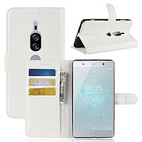 Чохол-книжка Litchie Wallet для Sony Xperia XZ2 Premium H8166 / H8116 Білий