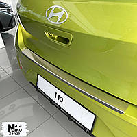 Накладка на бампер з загином Hyundai i10 з 2014 р.