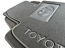 Килимки в салон для Toyota Land Cruiser 200 2012-2021 Сірі Premium, фото 5