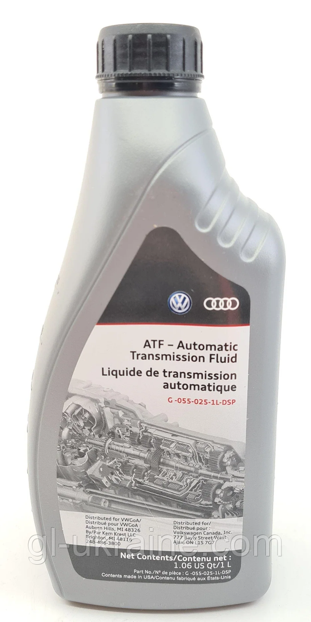 Трансмісійна олива VAG ATF, 1л (G-055-025-1L-DSP)