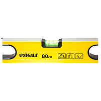 Рівень магнітний 3 капсули + вічко 80 см SIGMA, фото 6