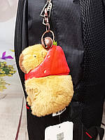 М'яка іграшка Капібара брелок 10 см тренд Тік-Тока. Водосвинка