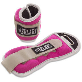 Обтяжувачі-манжети для рук та ніг Zelart 2x0,5кг для підвищення ефективності тренувань, фото 1