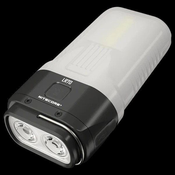 Кемпінговий ліхтар Nitecore LR70 (USB Type-C) - 4в1 ручний + Power Bank + зарядний