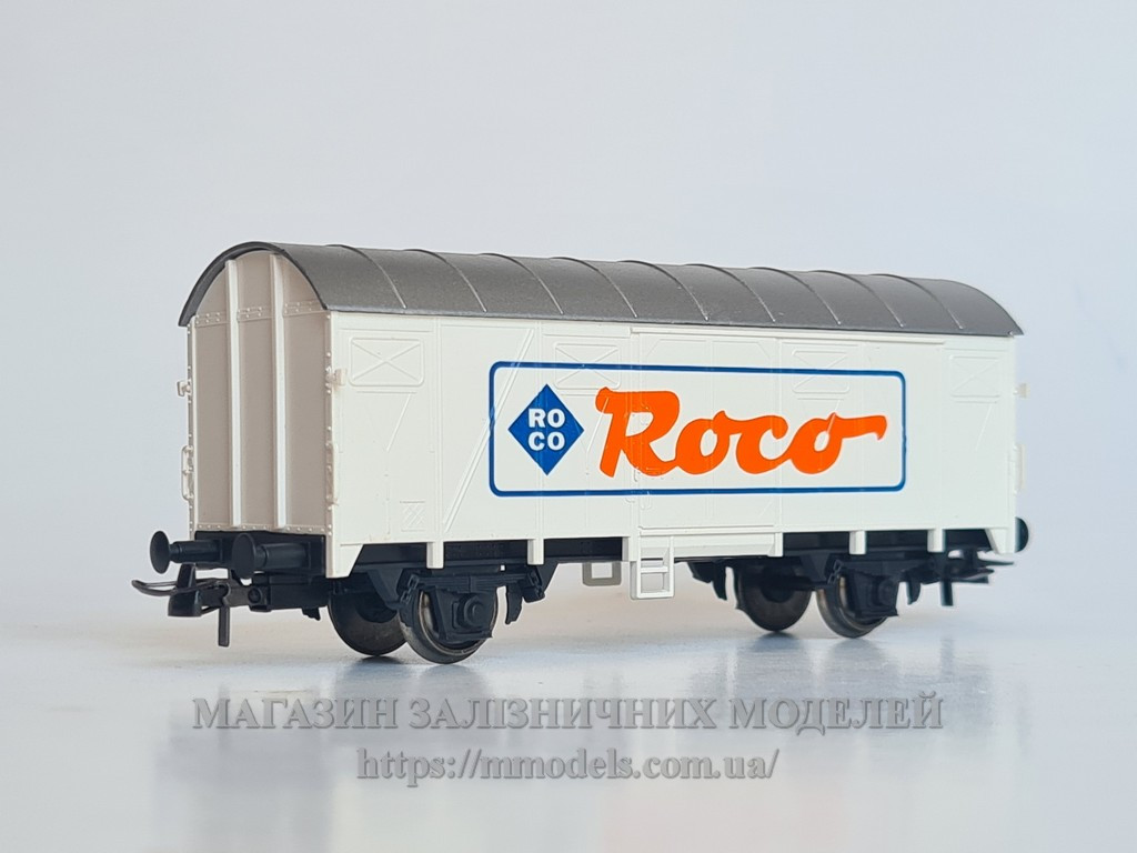 Roco модель 2х вiсного критого вагона "Roco", масштабу H0, 1:87, фото 1