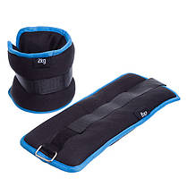 Обтяжувачі-манжети для рук та ніг SP-Sport 2x2кг для підвищення ефективності тренувань, фото 2