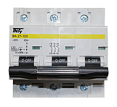 Автоматичний вимикач ВА27-100 3Р 32А 10 кА х-ка C Ny95504854, фото 2