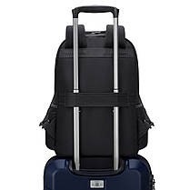 Рюкзак сумка Delsey LEGER 3727600 15,6" чорний, фото 4