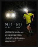 Налобний ліхтар Nitecore UT27 + АКБ 1300 мАг, фото 3