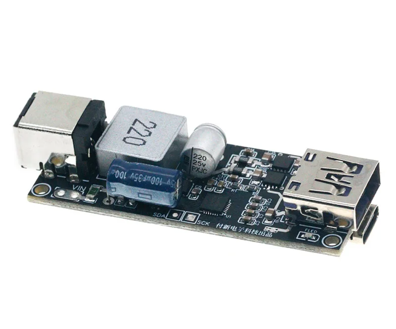 Модуль швидкої зарядки SW3518 20В, 5А, 100Вт, Huawei SCPFCP Apple QC4.0pd3.0, PE2.0/PE1.1, AFC/FCP/SCP/SFCP