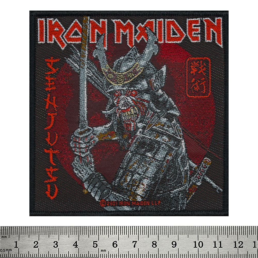 Нашивка ткана Iron Maiden "Senjutsu" в блістері (ofpb-027)